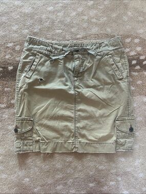 Polo Jeans Ralph Lauren Vintage Distressed Cargo Skirt